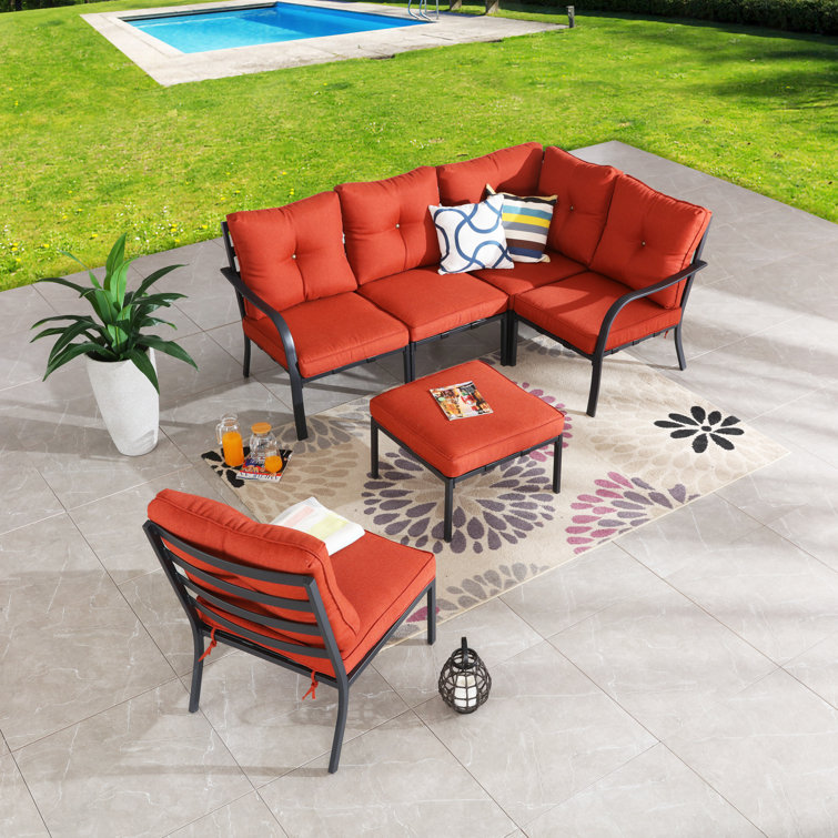 Red Barrel Studio® Jenalea 127'' Wide Outdoor Reversible Patio